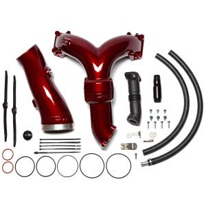 Wehrli Custom Fabrication - WCFab 2020-2026 6.7L Powerstroke Y-Bridge Kit with Intake Horn - WCF100139 - Image 1
