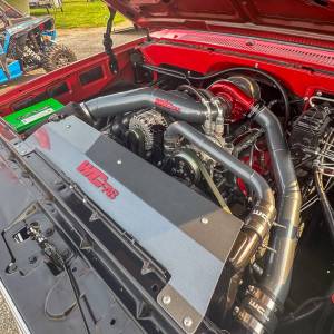Wehrli Custom Fabrication - WCFab Intercooler & Radiator Kit for Duramax Swap - 1981-1987 GM C/K Square Body Truck - WCF100201 - Image 10