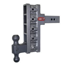 Gen-Y Hitch - Gen-Y Mega Duty 2.5in Shank 9in Offset Drop 3K TW 21K Hitch w/GH-061 Dual-Ball - GH-915 - Image 1