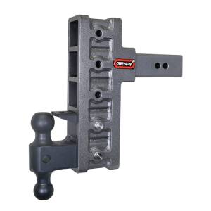 Gen-Y Hitch - Gen-Y Mega Duty 2.5in Shank 9in Offset Drop 21K Hitch w/GH-061 Dual-Ball/GH-062 Pintle Lock - GH-925 - Image 1