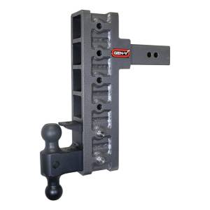 Gen-Y Hitch - Gen-Y Mega Duty 2.5in Shank 12in Offset Drop 21K Hitch w/GH-061 Dual-Ball/GH-062 Pintle Lock - GH-926 - Image 1