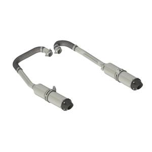 MBRP 11-14 Polaris RZR 900 (All Models) Complete Dual Exhaust System Headers-Back - AT-9514PT