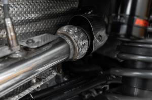 MBRP - MBRP 16-21 Polaris RZR XP Turbo / 18-21 RZR XP S / 22 RZR R 2.5in Direct Bolt-On Front Pipe - AT-9524RP - Image 2