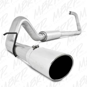 MBRP Exhaust 4" Turbo Back, Single Side Exit, Off-Road, AL S6212AL