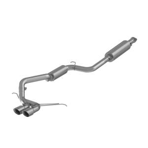MBRP - MBRP 13-14 Ford Focus ST 2.0L EcoBoost Dual Center Outlet T304 3in Cat Back - S4200304 - Image 2