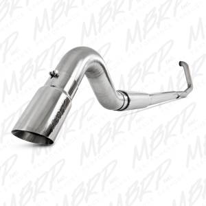 MBRP Exhaust 5" Turbo Back, Off Road, Single Turn Down, T409 S6222TD