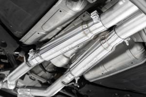 MBRP - MBRP 17+ Infiniti Q60 3.0L RWD/AWD 3in Cat-Back Dual Split Rear Street Version w/4.5in OD Tips -T304 - S4406304 - Image 4