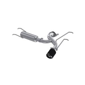 MBRP 16+ Mazda MX-5 Miata Single Rear Exit 2.5in Axle Back w/ Carbon Fiber Tips - T304 - S44523CF