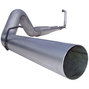MBRP Exhaust 5" Turbo Back (Stock Cat), Single Side Exit, AL S6234AL
