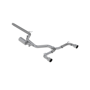 MBRP - MBRP 15-20 VW 2.0L Turbo Golf GTI MK7 3in T304 Cat Back Exhaust w/ Dual Split Rear Exit - S4606304 - Image 2