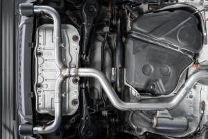 MBRP - MBRP 15-17 VW 2.0L Turbo Golf GTI MK7 3in T304 Cat Back Exhaust w/ Dual Split Rear Exit - S46063CF - Image 4