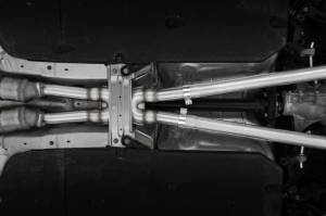 MBRP - MBRP 2022 Kia Stinger 3.3L T304 SS Cat-Back Exhaust- Dual Split Rear Quad Outlet Uses Factory Bezels - S4708304 - Image 4