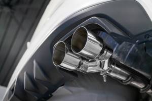 MBRP - MBRP 15-19 Subaru WRX 2.0L/STI 2.5L 2.5in Dual Split Rear Exit w/ 3.5in CF Tips - T304 - S48013CF - Image 2