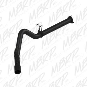 MBRP Exhaust 4" Filter Back, Single Side Exit, Black Coated S6248BLK