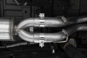 MBRP - MBRP 22-23 Chevrolet/ GMC 1500 Silverado/ Sierra ZR2/AT4X 6.2L 2.5in Turn Down 3in Cat Back Exhaust - S5006304 - Image 3