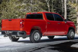 MBRP - MBRP 2019+ Chevrolet Silverado 1500 / 2019+ GMC Sierra 1500 Alum. 3in Armor Black Cat-Back Exhaust - S5021BLK - Image 3