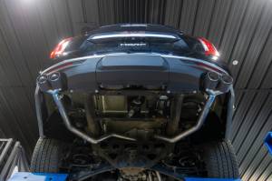 MBRP - MBRP 2021+ Chevy Tahoe / GMC Yukon T304 SS 3in Cat-Back Dual Split Exhaust w/ Quad Carbon Fiber Tips - S50573CF - Image 4