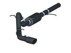 MBRP - MBRP 14-17 Chevrolet Silverado 1500 4.3/5.3L 3in Cat Back Single Side Exit Black Exhaust - S5080BLK - Image 1