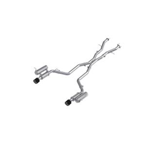 MBRP 2011+ Dodge Durango T304SS 3.0in Cat-Back Dual Rear Exit Exhaust w/ Carbon Fiber Tips - S51073CF