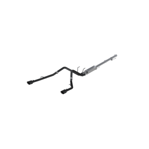MBRP - MBRP 09-14 Dodge Ram 1500 5.7L Cat-Back Dual Split Rear (Through Stock Bumper) AL - Black - S5146BLK - Image 2