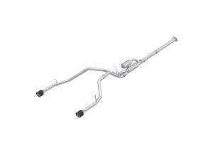 MBRP 2025+ RAM 1500 3.0L Pro Series 3.0in Cat-Back Dual Rear Exit Exhaust - CF Tips - S51563CF