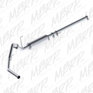 MBRP - MBRP 2004-2008 Ford F150 EC/CC-SB 3in Cat Back Single Side AL P Series Exhaust - S5200P - Image 1