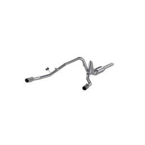 MBRP - MBRP 2004-2008 Ford F150 4.6/5.4L EC/CC-SB Cat Back Dual Split Rear - S5202409 - Image 2