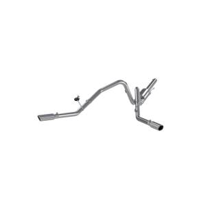 MBRP - MBRP 2004-2008 Ford F150 4.6/5.4L EC/CC-SB Cat Back Dual Split Side - S5204AL - Image 2