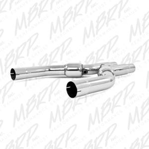 MBRP Exhaust 3 Catted H-Pipe, T409 (use with Headers & Cat Back system) S7268409