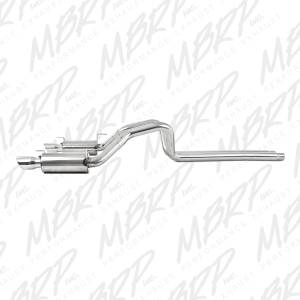 MBRP Exhaust 3" Cat Back, Dual Split Rear, Street Version, T304 S7269304