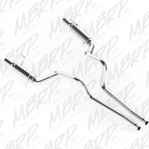 MBRP Exhaust 3" Cat Back, Dual Split Rear, Street Version, AL S7269AL