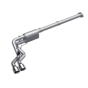 MBRP - MBRP 2021 Ford F-150 2.7L EcoBoost / 3.5L EcoBoost / 5.0L 3in Cat Back Single Side Exit Alum - S5217AL - Image 1