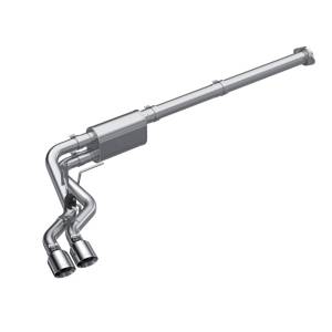 MBRP - MBRP 2021 Ford F-150 2.7L EcoBoost / 3.5L EcoBoost / 5.0L 3in Cat Back Single Side Exit Alum - S5217AL - Image 2