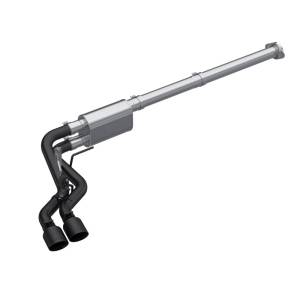MBRP - MBRP 2021 Ford F-150 2.7L EcoBoost / 3.5L EcoBoost / 5.0L 3in Cat Back Single Side Exit Black - S5217BLK - Image 2