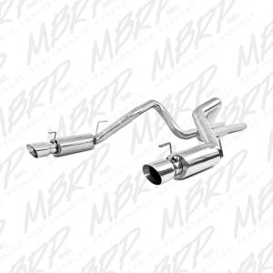 MBRP Exhaust 3" Cat Back, Dual Split Rear, Race Version, T304 S7270304