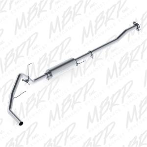 MBRP - MBRP 2011-2014 Ford F150 5.0L RC-LB EC/CC-6.5/5.5 box 3in Cat Back Single Side AL P Series Exhaust - S5230P - Image 1