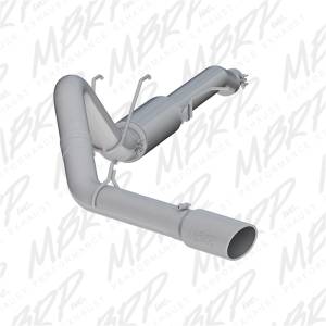 MBRP - MBRP 2017+ Ford F-250/F-350 6.2L/7.3L Super/Crew Cab Single Side 4in T304 Catback Exhaust - S5247304 - Image 1