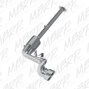 MBRP - MBRP 09-14 Ford F150 Pre-Axle 4.5in OD Tips Dual Outlet 3in AL Cat Back - S5261AL - Image 1