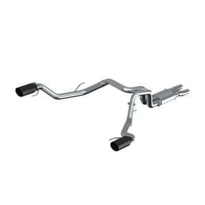 MBRP - MBRP 17-20 Ford F-150 Raptor 3.5L Ecoboost Dual Rear Exit T409 3in Resonater Back Exhaust System - S5264409 - Image 1