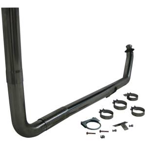 MBRP Exhaust 4" Turbo Back, Single SMOKERS, T409 S8112409