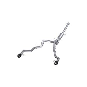MBRP - MBRP 22-23 Ford F150 T304 5in OD Carbon Fiber Tip Dual Rear Exit 3in Cat Back Exhaust - S52683CF - Image 1