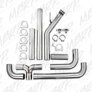 MBRP Exhaust 4" Turbo Back, Dual SMOKERS, 409 S8120409