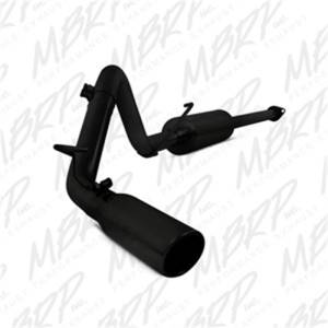 MBRP - MBRP 09-14 Toyota Tacoma 4.0L EC/CC Cat-Back Single Exit AL - Black - S5326BLK - Image 1