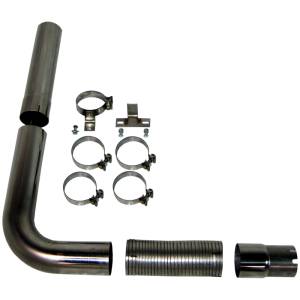MBRP Exhaust 4" Filter Back, Single SMOKERS, T409 S8204409