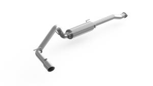 MBRP - MBRP 2016 Toyota Tacoma 3.5L Cat Back Single Side Exit Aluminized Exhaust System - S5338AL - Image 1