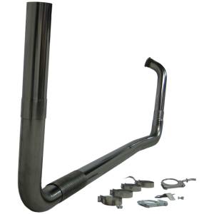 MBRP Exhaust 4" Turbo Back, Single SMOKERS, T409 S8208409