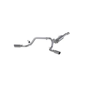 MBRP - MBRP 2016 Toyota Tacoma 3.5L EC/CC Cat Back Dual Split Exit Alum Exhaust - S5340AL - Image 2