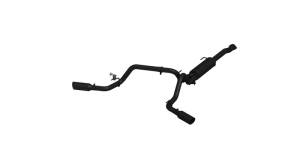 MBRP - MBRP 2016 Toyota Tacoma 3.5L 3in Cat Back Dual Split Side Black - S5340BLK - Image 1