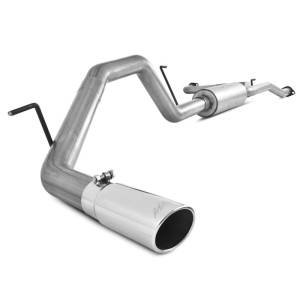 MBRP - MBRP 2007-2009 Nissan Titan 5.6L EC/CC Cat Back Single Side - S5404AL - Image 1