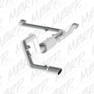 MBRP - MBRP 2016+ Nissan Titan 5.6L XD 4in Tip 3in AL Cat Back Single Side - S5408AL - Image 1